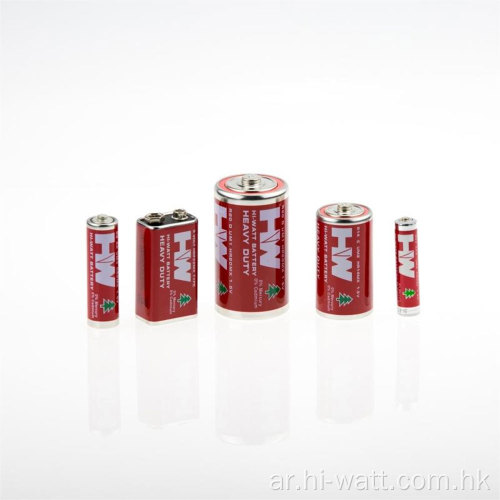 بطارية HW شديدة التحمل مقاس AA R6P 1.5V